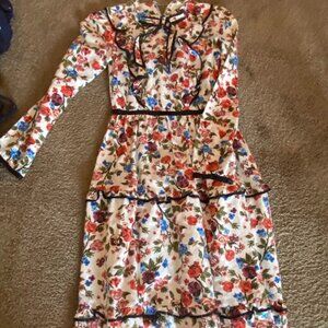 knee length floral dress